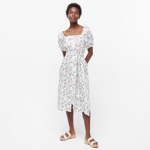 JCrew Floral Cotton Dress
